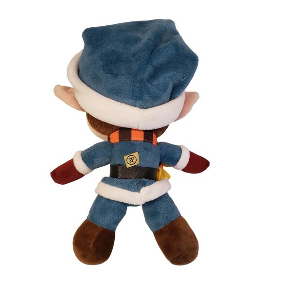 Christmas Elf Plush 9" Stuffed Toy Elf with Scarf Christmas Plush Toys - Picture 4 of 7